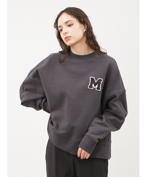 【新品タグ付き】Mila Owen サガラ刺繍デザインビッグトレーナー 新品 ミラオーウェン サガラ刺繍デザインビッグトレーナー イエロー