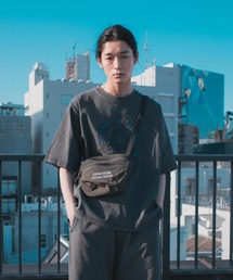 【ADAMPATEK/アダムパテック】flower anarchy short sleeve pigment/フラワーアナーキープリントピグメントTシャツ