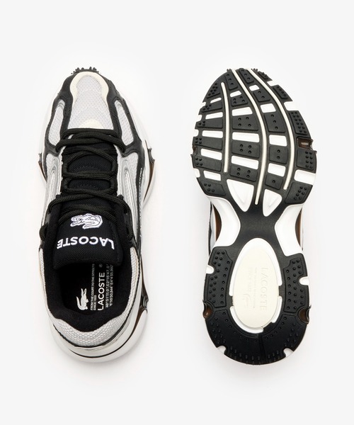 LACOSTE（ラコステ）の「ウィメンズ L003 2K24 124 1 SFA（スニーカー・レディース・トリコロール/グレー/ブラック/ホワイト×グリーン/ライトベージュ/ネイビー・22.5cm/23.0cm/23.5cm/24.0cm/24.5cm）」の17枚目の写真