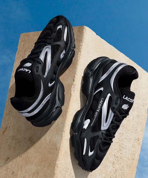 LACOSTE（ラコステ）の「ウィメンズ L003 2K24 124 1 SFA（スニーカー・レディース・トリコロール/グレー/ブラック/ホワイト×グリーン/ライトベージュ/ネイビー・22.5cm/23.0cm/23.5cm/24.0cm/24.5cm）」の8枚目の写真
