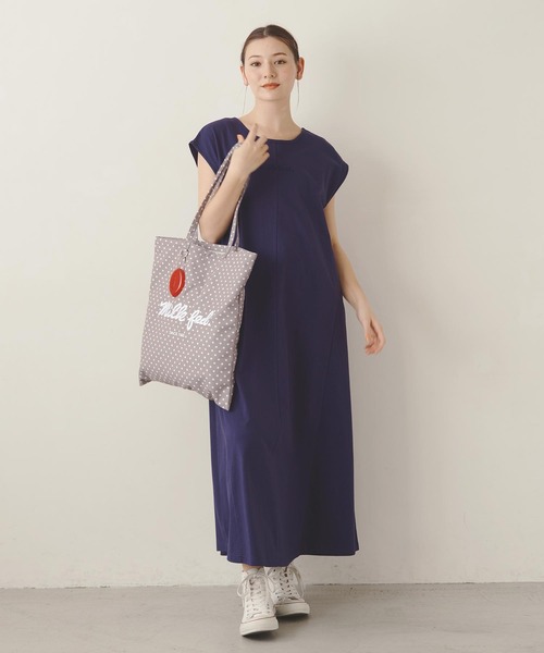 MILKFED.(ミルクフェド)の「SLEEVELSS LOGO DRESS(ワンピース・レディース・ネイビー/ライトブルー/ブラック・ONE SIZE)」の12枚目の写真