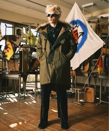 amok 24aw ファー付きモッズコート amok 24aw ファー付きモッズコート