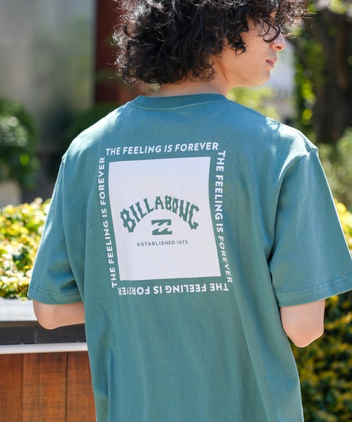 BILLABONG（ビラボン）の「BILLABONG メンズ ARCH SQUARE Ｔシャツ 【2024年春夏モデル】/ビラボンバックプリント半袖Tシャツ（Tシャツ/カットソー・メンズ・モスグリーン/ホワイト/ブラック・SMALL/MEDIUM/LARGE/X-LARGE）」の3枚目の写真