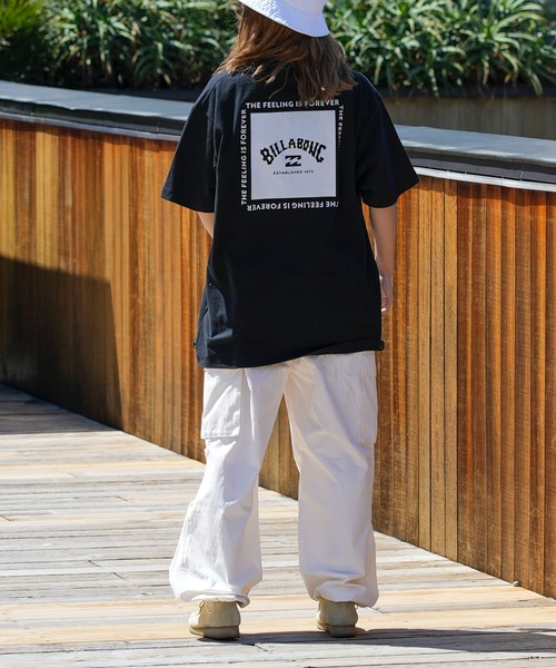 BILLABONG（ビラボン）の「BILLABONG メンズ ARCH SQUARE Ｔシャツ 【2024年春夏モデル】/ビラボンバックプリント半袖Tシャツ（Tシャツ/カットソー・メンズ・モスグリーン/ホワイト/ブラック・SMALL/MEDIUM/LARGE/X-LARGE）」の9枚目の写真