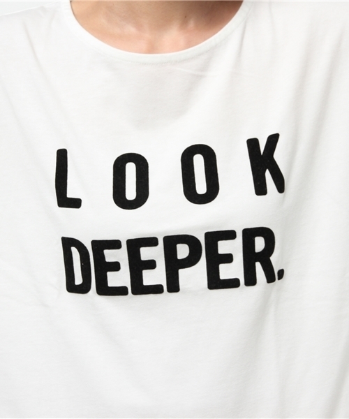 OUTLET（アウトレット）の「【Discoat Petit】LOOKフロッキーロゴL/S（シャツ/ブラウス・レディース・ブラック/オフホワイト/チャコールグレー・FREE）」の10枚目の写真