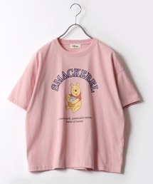 Disney(ディズニー)くまのプーさんキャラクタープリントTシャツ レディース