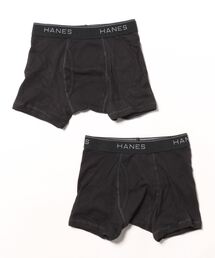 HANES（ヘインズ）の「【HANES/ヘインズ】【2枚セット】キッズ ボクサーパンツ 3枚組 消臭加工 Fresh IQ 綿混ストレッチ 前開き 子供用下着（ボクサーパンツ）」