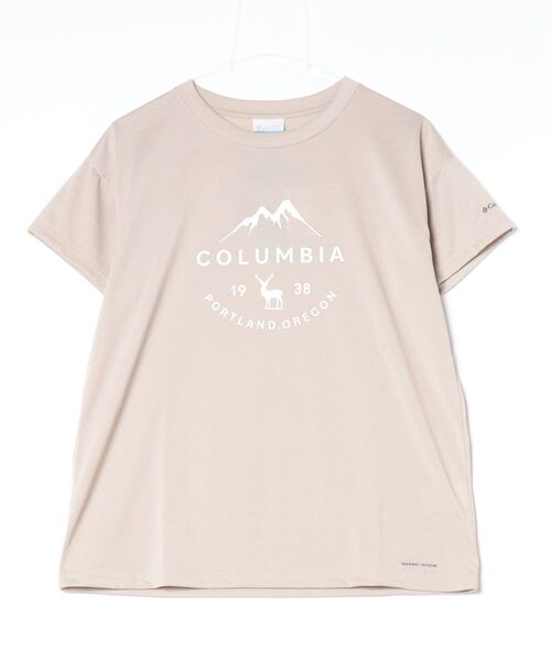 Columbia（コロンビア）の「コロンビア  チェンブリンコーブショートスリーブTシャツ（Tシャツ/カットソー・レディース・ネイビー/ベージュ/オフホワイト/イエロー・M/L/XL/S）」の3枚目の写真