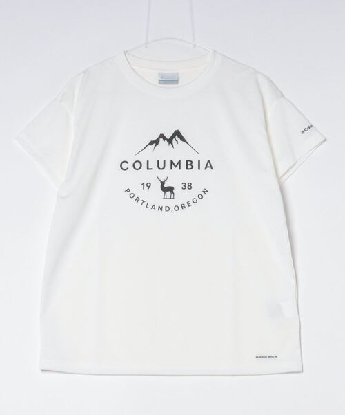Columbia（コロンビア）の「コロンビア  チェンブリンコーブショートスリーブTシャツ（Tシャツ/カットソー・レディース・ネイビー/ベージュ/オフホワイト/イエロー・M/L/XL/S）」の2枚目の写真