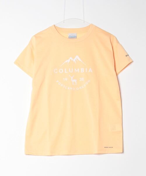 Columbia（コロンビア）の「コロンビア  チェンブリンコーブショートスリーブTシャツ（Tシャツ/カットソー・レディース・ネイビー/ベージュ/オフホワイト/イエロー・M/L/XL/S）」の4枚目の写真