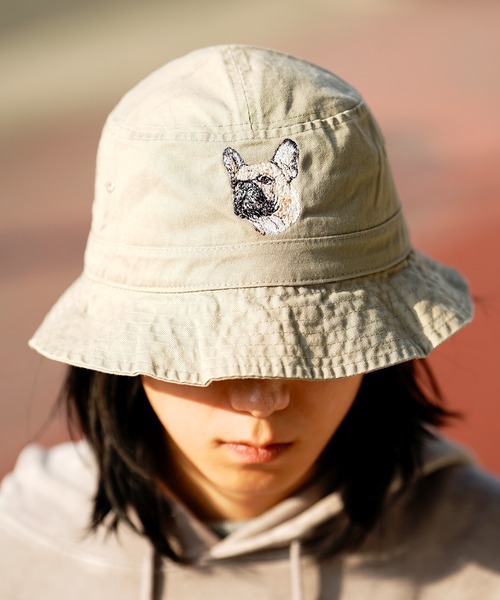 DOG EMBROIDERY COTTON DAD HAT ハット（ハット）｜THE MILES（ザ マイルズ）
