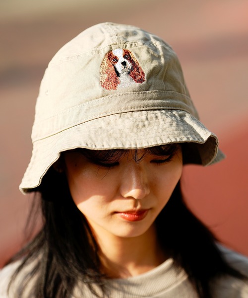 DOG EMBROIDERY COTTON DAD HAT ハット（ハット）｜THE MILES（ザ マイルズ）