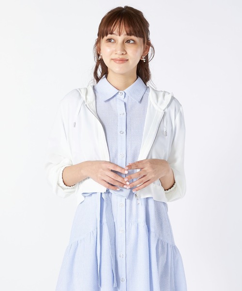 LAISSE PASSE（レッセパッセ）の「ピンストライプシャツワンピース 