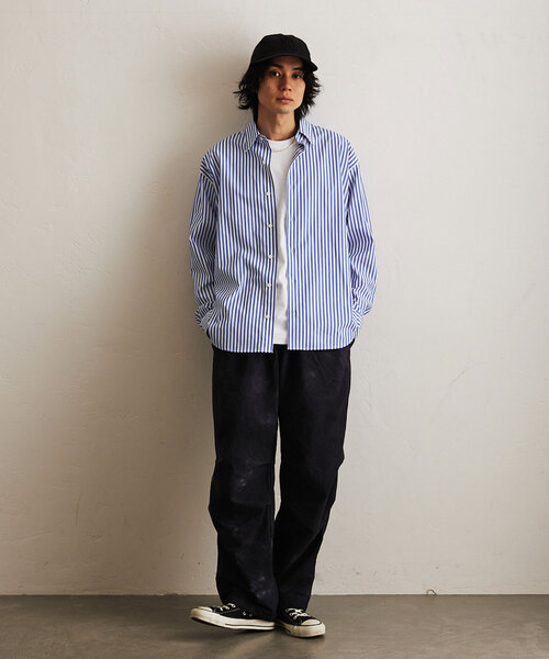 417 EDIFICE（フォーワンセブンエディフィス）の「”追加販売”【LE JAPON】 Akita レギュラーシャツ（シャツ/ブラウス・メンズ・サックスブルー/ブルー系その他・SMALL/MEDIUM/LARGE）」の8枚目の写真