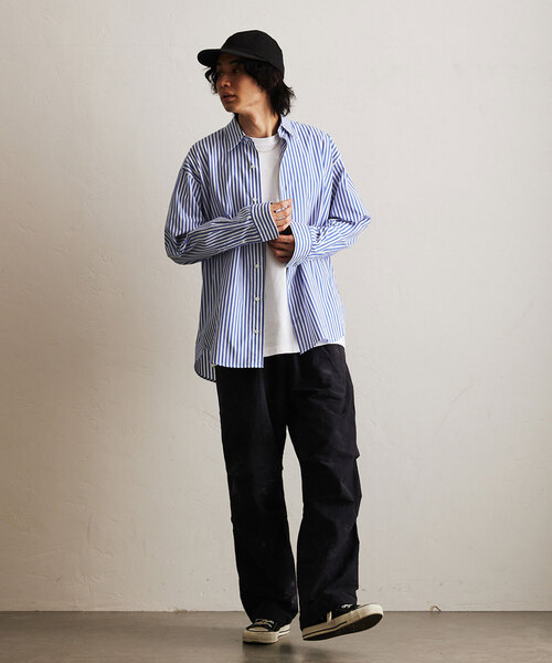 417 EDIFICE（フォーワンセブンエディフィス）の「”追加販売”【LE JAPON】 Akita レギュラーシャツ（シャツ/ブラウス・メンズ・サックスブルー/ブルー系その他・SMALL/MEDIUM/LARGE）」の7枚目の写真