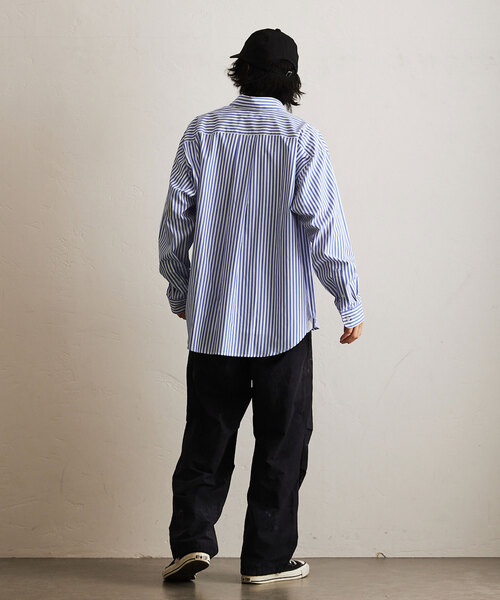 417 EDIFICE（フォーワンセブンエディフィス）の「”追加販売”【LE JAPON】 Akita レギュラーシャツ（シャツ/ブラウス・メンズ・サックスブルー/ブルー系その他・SMALL/MEDIUM/LARGE）」の5枚目の写真