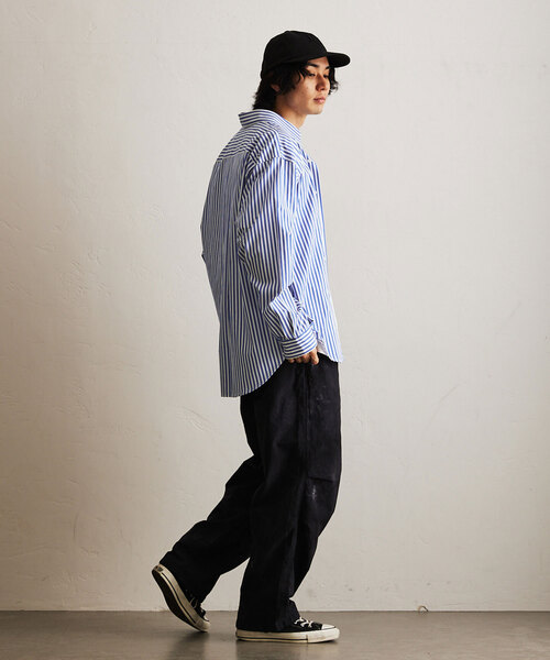 417 EDIFICE（フォーワンセブンエディフィス）の「”追加販売”【LE JAPON】 Akita レギュラーシャツ（シャツ/ブラウス・メンズ・サックスブルー/ブルー系その他・SMALL/MEDIUM/LARGE）」の3枚目の写真