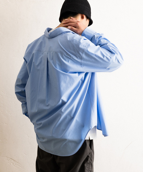 417 EDIFICE（フォーワンセブンエディフィス）の「”追加販売”【LE JAPON】 Akita レギュラーシャツ（シャツ/ブラウス・メンズ・サックスブルー/ブルー系その他・SMALL/MEDIUM/LARGE）」の18枚目の写真