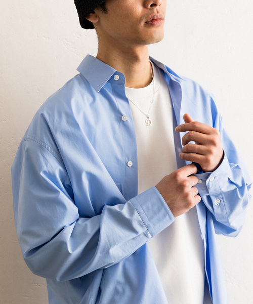 417 EDIFICE（フォーワンセブンエディフィス）の「”追加販売”【LE JAPON】 Akita レギュラーシャツ（シャツ/ブラウス・メンズ・サックスブルー/ブルー系その他・SMALL/MEDIUM/LARGE）」の15枚目の写真