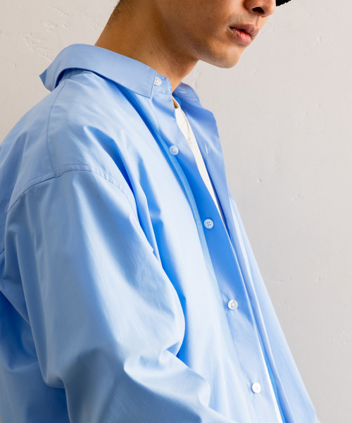 417 EDIFICE（フォーワンセブンエディフィス）の「”追加販売”【LE JAPON】 Akita レギュラーシャツ（シャツ/ブラウス・メンズ・サックスブルー/ブルー系その他・SMALL/MEDIUM/LARGE）」の13枚目の写真