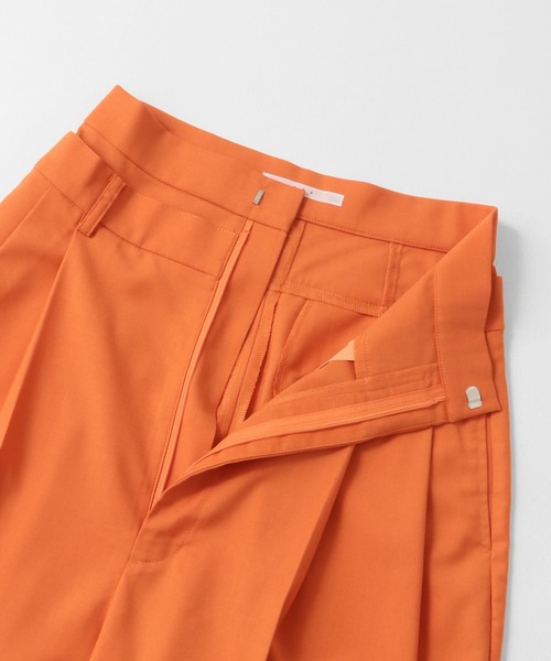 KBF（ケイビーエフ）の「『2サイズ展開』レイヤードデザインスラックスパンツ（その他パンツ・レディース・オフホワイト/オレンジ/グレー・38/36）」の10枚目の写真