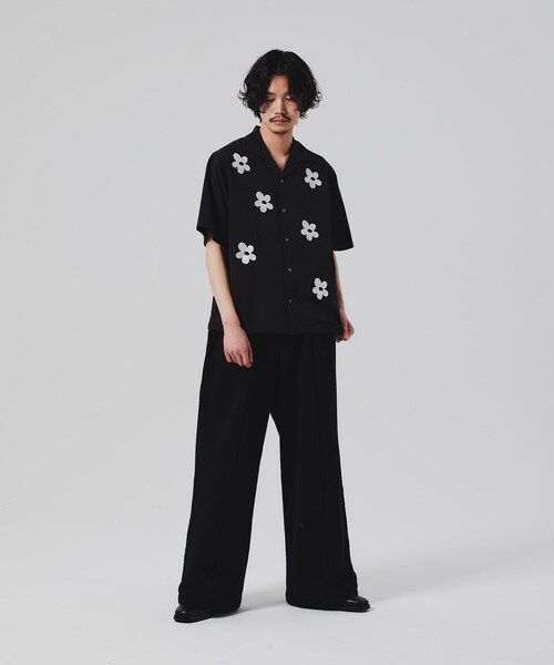tk.TAKEO KIKUCHI(ティーケータケオキクチ)の「◆K’Project by あゆた Graffiti Flower Shirt(シャツ/ブラウス・メンズ・ホワイト系3/ブラック系・02/03)」の18枚目の写真