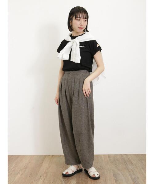 Samansa Mos2（サマンサ モスモス）の「リネンシアーシャツ（シャツ/ブラウス・レディース・ブラウン/ピンク/ブルー/チャコールグレー/オフホワイト・F）」の17枚目の写真