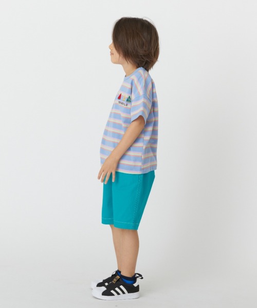 HAKKA KIDS(ハッカキッズ)の「ストレッチツイルハーフパンツ(その他パンツ・キッズ・マスタード/グリーン/ブルー・100cm/110cm/120cm/130cm)」の7枚目の写真