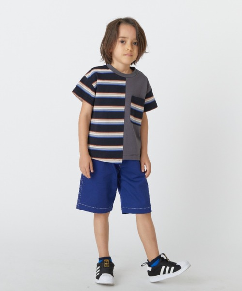 HAKKA KIDS(ハッカキッズ)の「ストレッチツイルハーフパンツ(その他パンツ・キッズ・マスタード/グリーン/ブルー・100cm/110cm/120cm/130cm)」の10枚目の写真