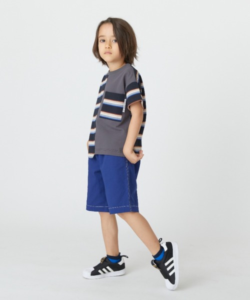 HAKKA KIDS(ハッカキッズ)の「ストレッチツイルハーフパンツ(その他パンツ・キッズ・マスタード/グリーン/ブルー・100cm/110cm/120cm/130cm)」の11枚目の写真
