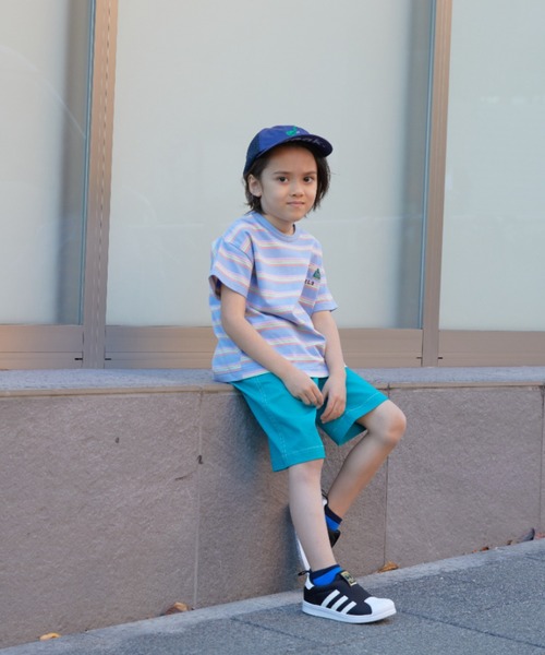 HAKKA KIDS(ハッカキッズ)の「ストレッチツイルハーフパンツ(その他パンツ・キッズ・マスタード/グリーン/ブルー・100cm/110cm/120cm/130cm)」の13枚目の写真