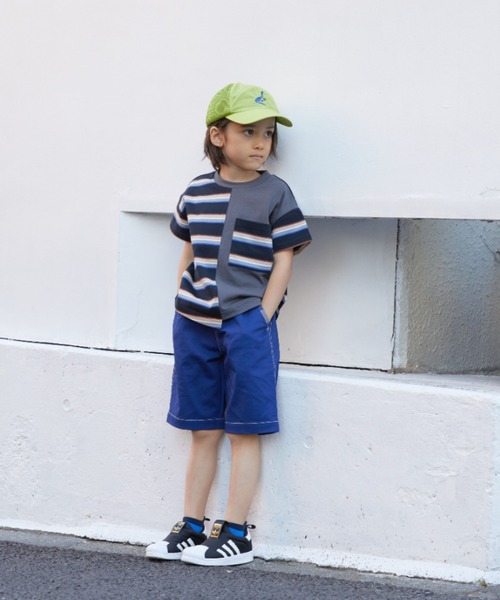HAKKA KIDS(ハッカキッズ)の「ストレッチツイルハーフパンツ(その他パンツ・キッズ・マスタード/グリーン/ブルー・100cm/110cm/120cm/130cm)」の16枚目の写真