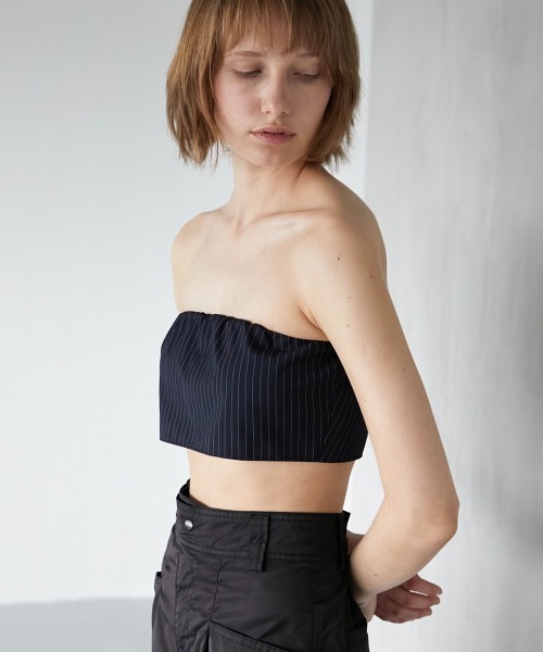 LA PEAU DE GEM(ラポドゥジェム)の「【LA PEAU DE GEM】トップスバンドゥ(その他トップス・レディース・ブラック/ベージュ/ネイビー・FREE)」の3枚目の写真