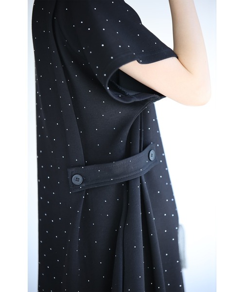 cawaii(カワイイ)の「楽なのにきちんと見せ 星空ワンピース(ワンピース・レディース・グレー/ブラック・FREE)」の11枚目の写真