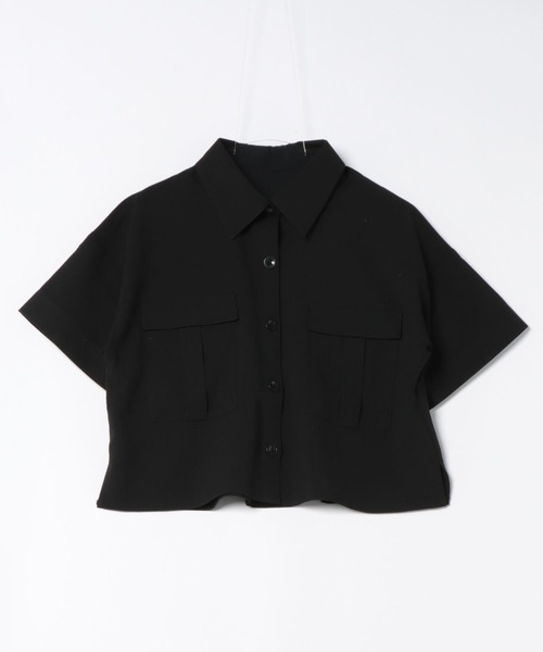 TRIANGLE PALETTE（トライアングルパレット）の「シャツブラウス /セットアップ対応（シャツ/ブラウス・レディース・カーキ/ブラック/アイボリー・FREE）」の8枚目の写真