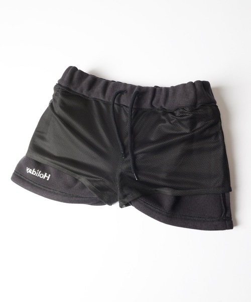 スカート Holiday THERMAL PRO FLEECE MINI SKIRT THERMAL PRO FLEECE TUCK MINI SKIRT サーマルプロフリー