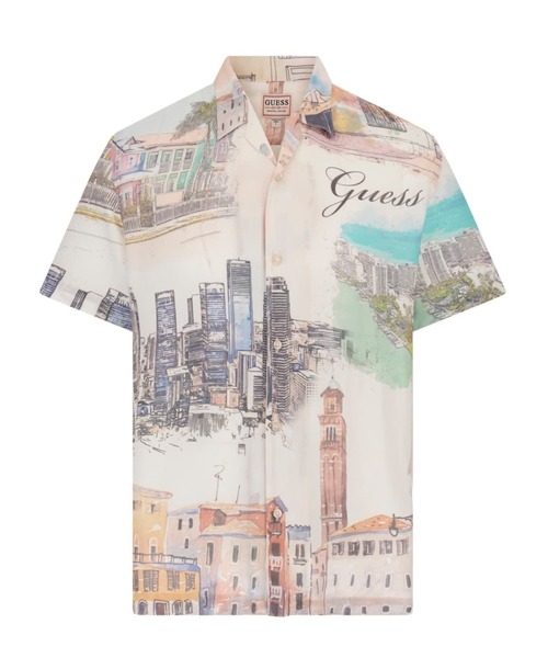 Guess（ゲス）の「ECO Riviera Shirt 半袖 シャツ（シャツ/ブラウス・メンズ・その他・LARGE/X-LARGE/MEDIUM/SMALL）」の7枚目の写真