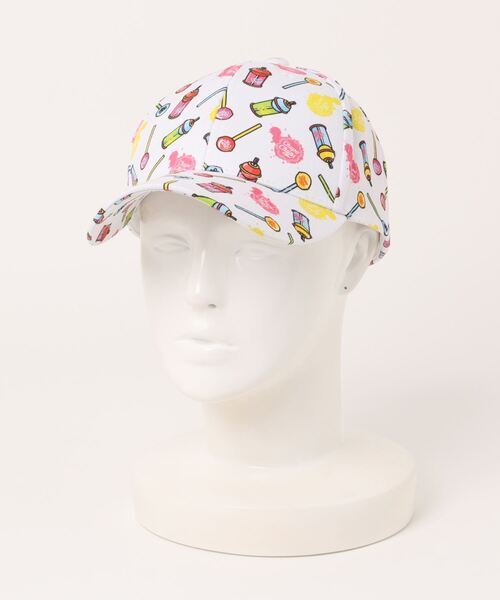 Import & Select（インポートアンドセレクト）の「【select】チュッパチャップス総柄CAP（キャップ・メンズ・ブラック/ホワイト・フリー）」の2枚目の写真