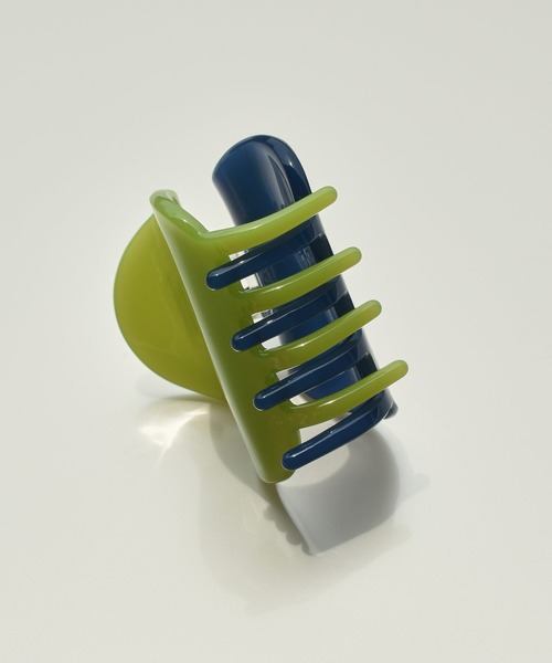 GOLDY(ゴールディ)の「ツートン アセチ ミニ バンス クリップ(バレッタ/ヘアクリップ・レディース・パープル/ピンク/グリーン/アイボリー・FREE)」の9枚目の写真