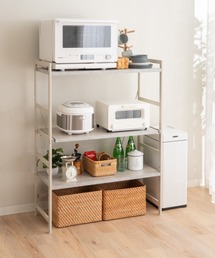 東京家具（トウキョウカグ）の「【Durrell】 キッチンラック ロータイプ 幅90cm（収納グッズ）」