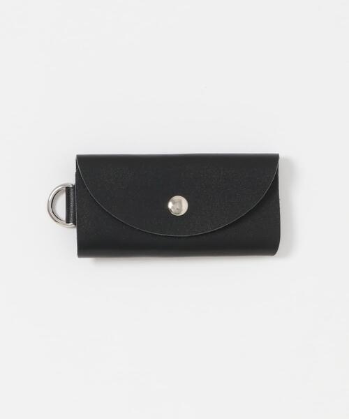 ITEMS URBANRESEARCH（アイテムズ アーバンリサーチ）の「Hawk　Leather Key Case（キーケース/キーアクセサリー・メンズ・グリーン/ブラウン/ブラック・-）」の2枚目の写真
