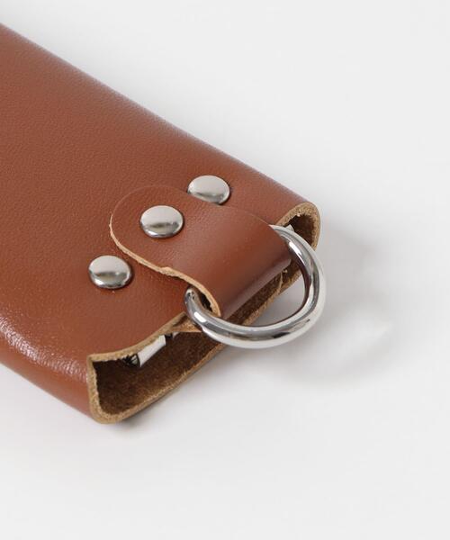 ITEMS URBANRESEARCH（アイテムズ アーバンリサーチ）の「Hawk　Leather Key Case（キーケース/キーアクセサリー・メンズ・グリーン/ブラウン/ブラック・-）」の10枚目の写真
