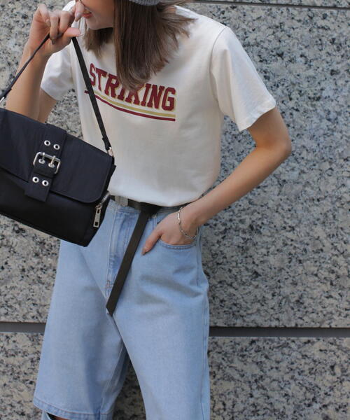 FREE'S MART（フリーズマート）の「カレッジロゴナンバープリントＴシャツ（Tシャツ/カットソー・レディース・ホワイト/ブラック・FREE）」の16枚目の写真