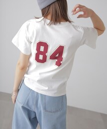 FREE'S MART | カレッジロゴナンバープリントＴシャツ(Tシャツ/カットソー)