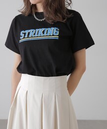 FREE'S MART | カレッジロゴナンバープリントＴシャツ(Tシャツ/カットソー)