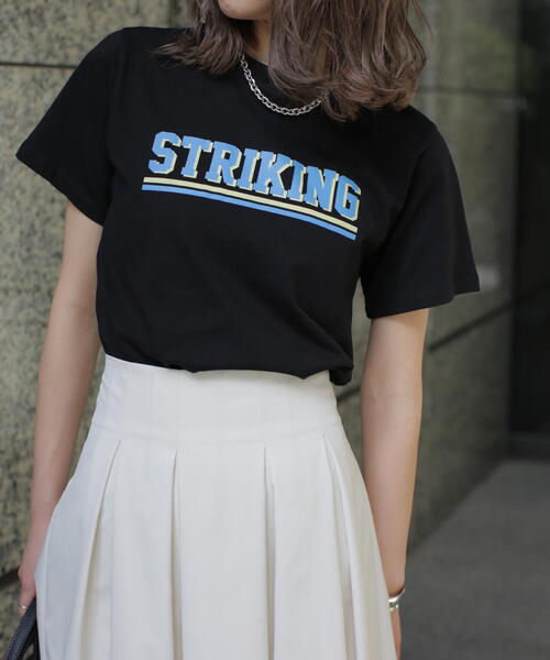 FREE'S MART（フリーズマート）の「カレッジロゴナンバープリントＴシャツ（Tシャツ/カットソー・レディース・ホワイト/ブラック・FREE）」の9枚目の写真