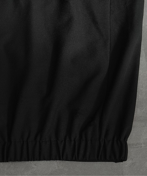 PLAN To（プラントゥ）の「Oversized Flight Blouson - オーバーサイズフライトブルゾン (合成皮革 / TR素材)（ブルゾン・メンズ・ブラック/ブラック系その他/チャコールグレー・SMALL/MEDIUM/LARGE）」の12枚目の写真