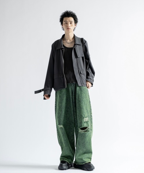 古着 a2型 フライト ブルゾン オーバーサイズ ゆるダボ ブラック XL Oversized Flight Blouson - オーバーサイズフライトブルゾン