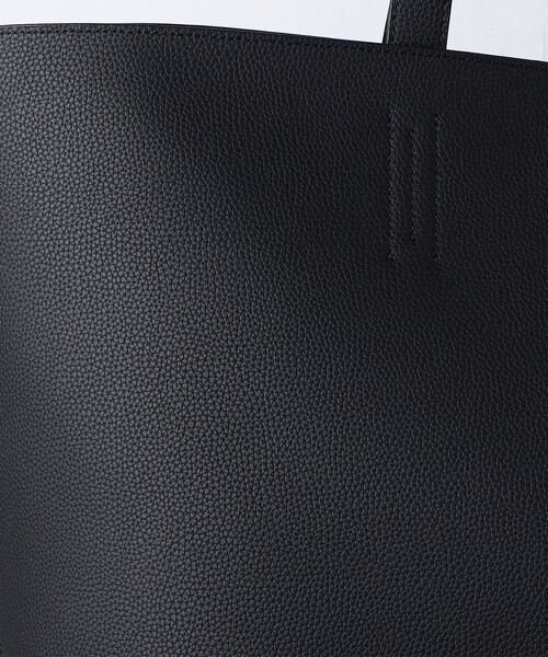 ユナイテッドアローズ　マイクロファイバー コンビ トートバッグ ブラック UNITED ARROWS トートバッグ マイクロファイバー ジップ メンズ