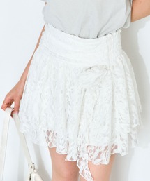 OLIVE des OLIVE | ローズレースフリルミニスカート 1041010260(スカート)